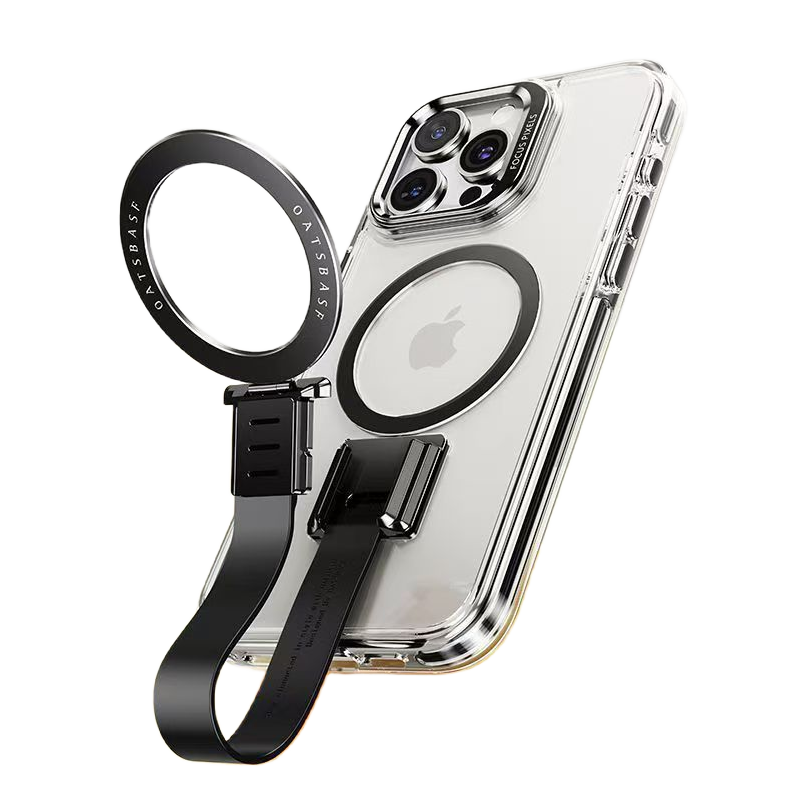 Anti-fall lanyard phone case with stand and magnetic suction LEKCASE