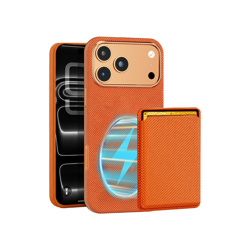 MagSafe Tech Fabric Protection Case for iPhone 17 Pro Max – Wireless Charging Compatibility LEKCASE