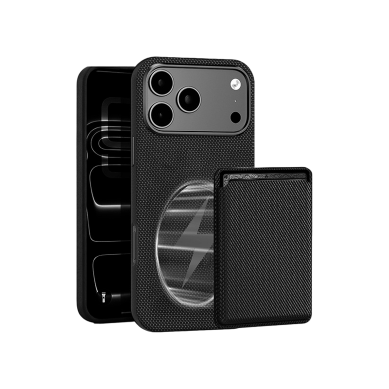 MagSafe Tech Fabric Protection Case for iPhone 17 Pro Max – Wireless Charging Compatibility LEKCASE