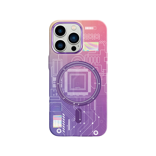 Magnetic Protective Case With Luminous Technology Circuit Board Design
