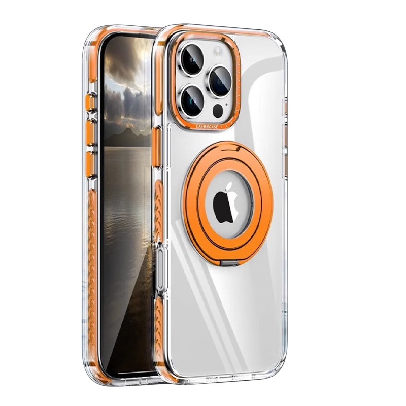 Two-color transparent magnetic rotating bracket first shell LEKCASE