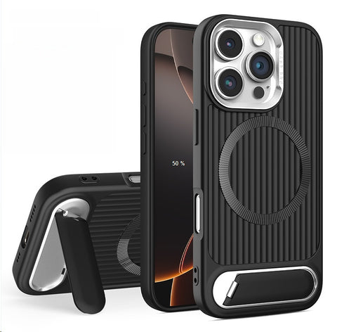 Silicone Phone Case With Magnetic Invisible Bracket