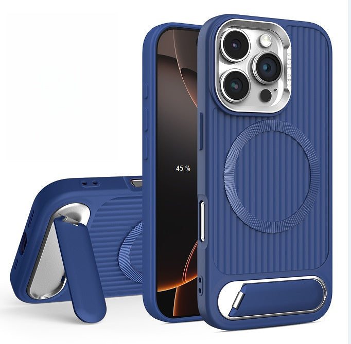 Silicone Phone Case With Magnetic Invisible Bracket LEKCASE