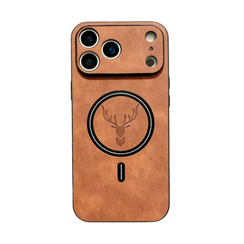 1107  AIRKAS iPhone 17 Series Premium Vegan Leather Magnetic Case（副本） LEKCASE