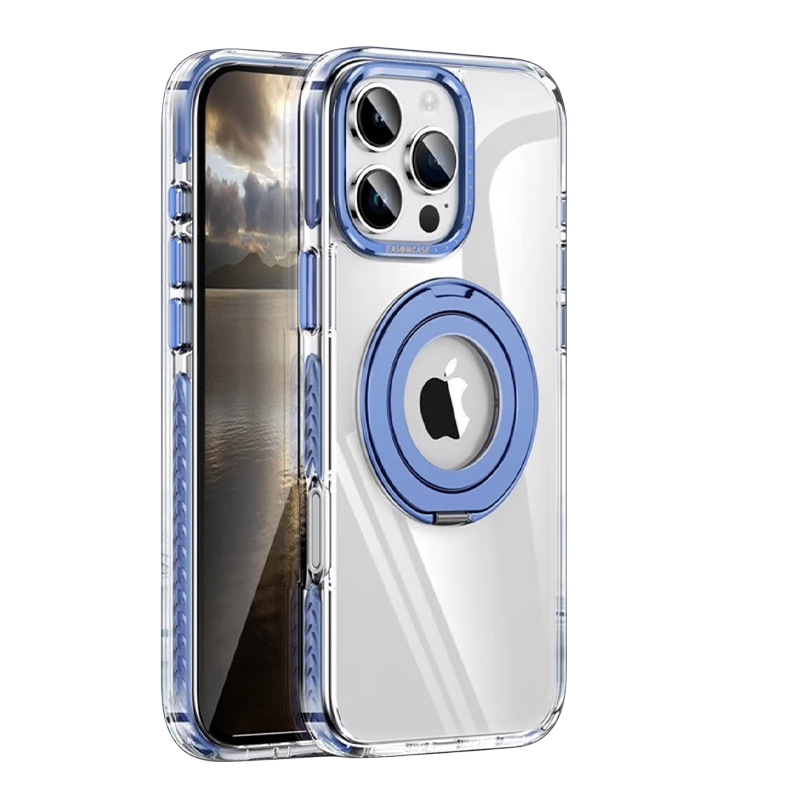 Two-color transparent magnetic rotating bracket first shell LEKCASE