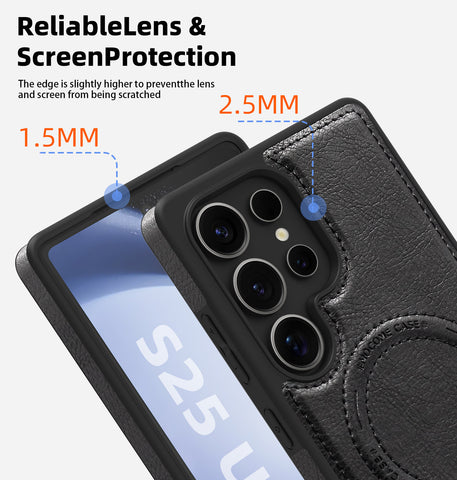 Samsung S26 Ultra Car Magnetic Phone Case with Stand LEKCASE