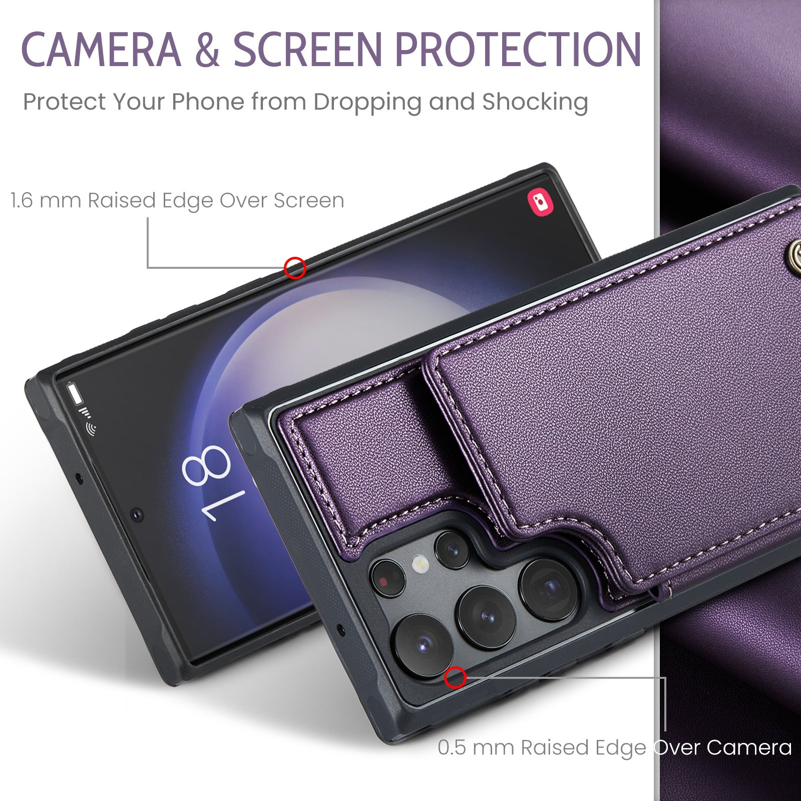 LEKCASE Samsung S series flip phone case with SIM card slot LEKCASE