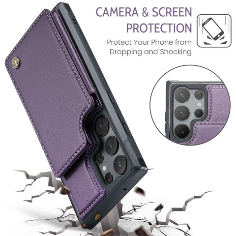 LEKCASE Samsung S series flip phone case with SIM card slot LEKCASE