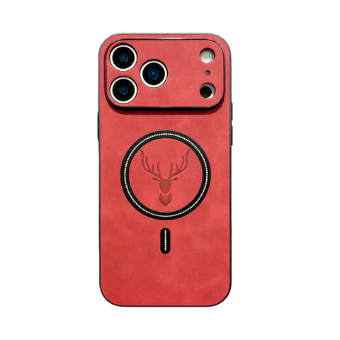 1107  AIRKAS iPhone 17 Series Premium Vegan Leather Magnetic Case（副本） LEKCASE