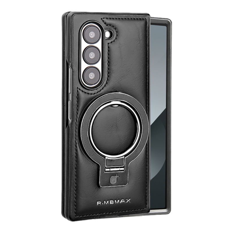 AIRKAS Samsung Z Fold Eco-Leather Case Business Casual Magnetic 360 Stand Protective Cover LEKCASE