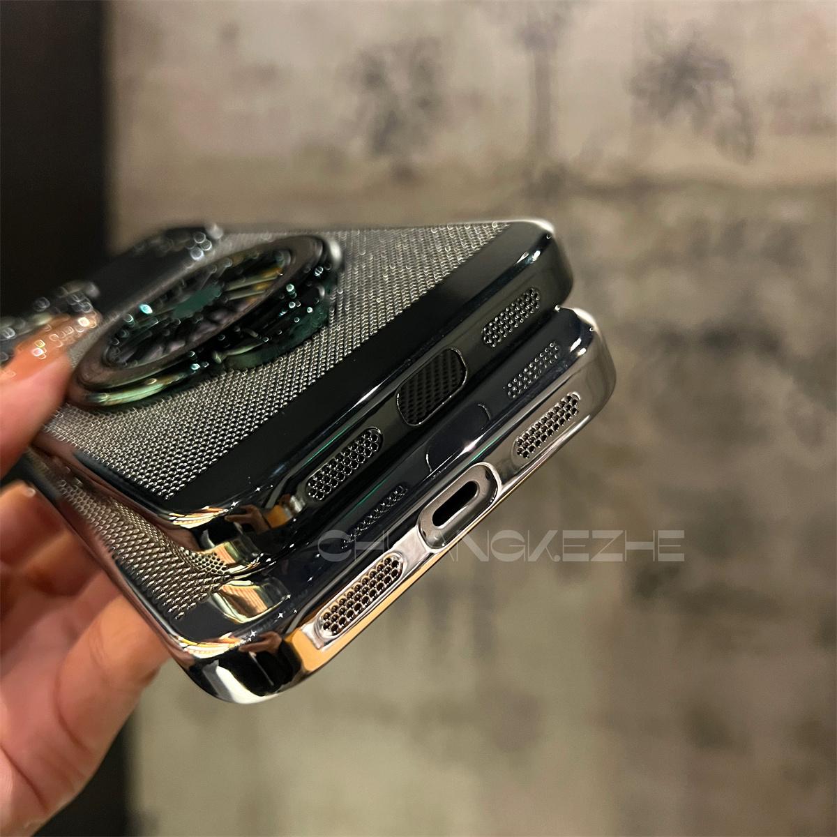 LEKCASE iPhone 17 Series Magnetic Cooling Case | 360° Rotating Stand & Shockproof Protection LEKCASE