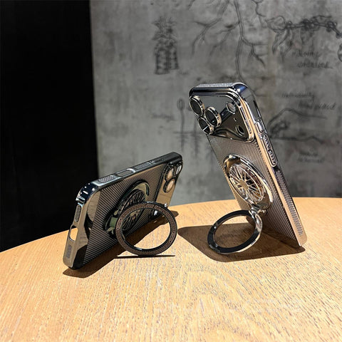 LEKCASE iPhone 17 Series Magnetic Cooling Case | 360° Rotating Stand & Shockproof Protection LEKCASE