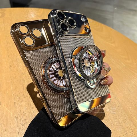 LEKCASE iPhone 17 Series Magnetic Cooling Case | 360° Rotating Stand & Shockproof Protection LEKCASE