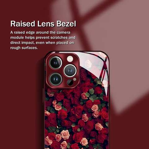 Full Screen Rose Lanyard Mobile Phone Case