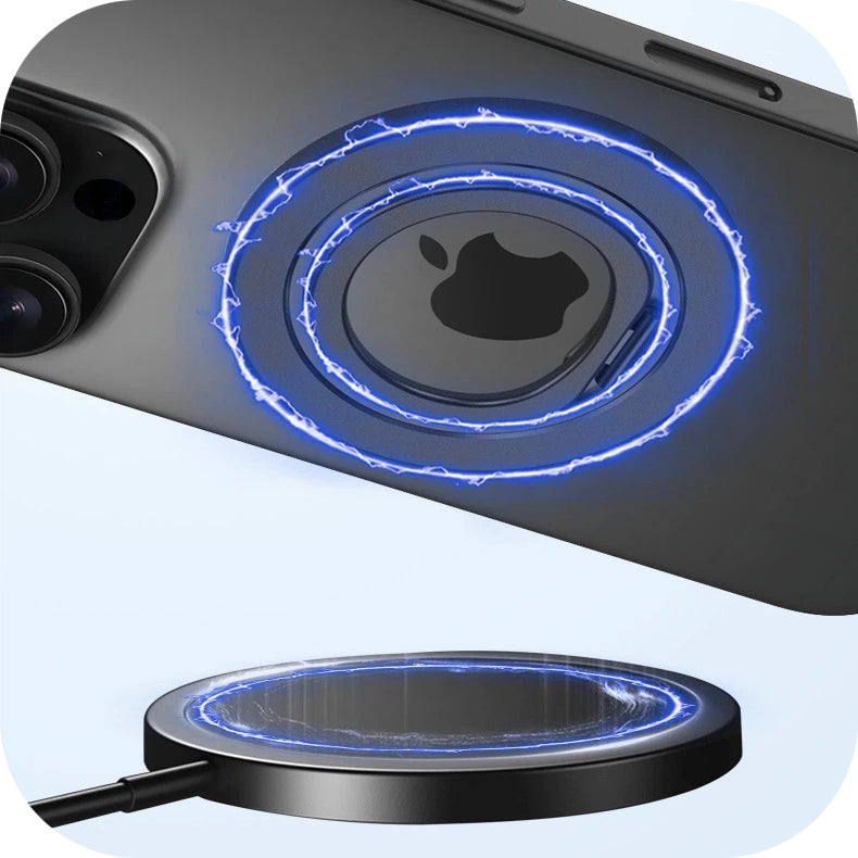 LEKCASE 360-degree rotating Magsafe aluminum alloy ring holder LEKCASE