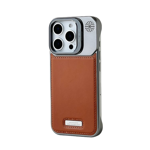 LEKCASE | Frameless Carbon Fiber Leather Magnetic Lens Bracket Protective Case