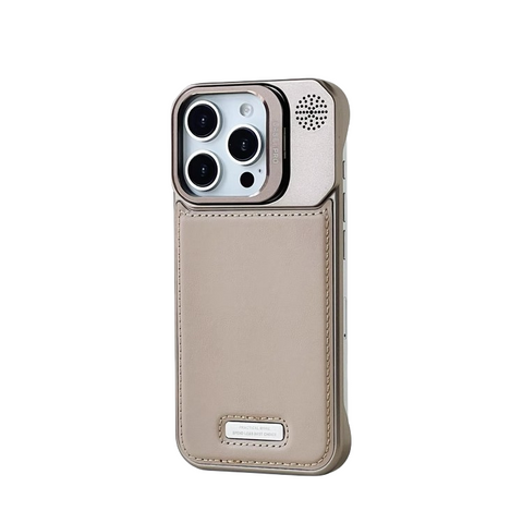 LEKCASE | Frameless Carbon Fiber Leather Magnetic Lens Bracket Protective Case