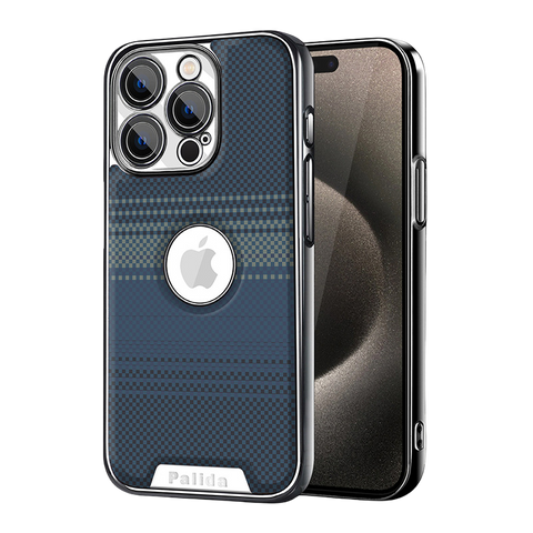 Kevlar Textured Magnetic Phone Case With Full Lens Coverage