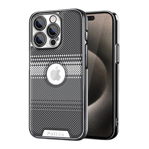 Kevlar Textured Magnetic Phone Case With Full Lens Coverage