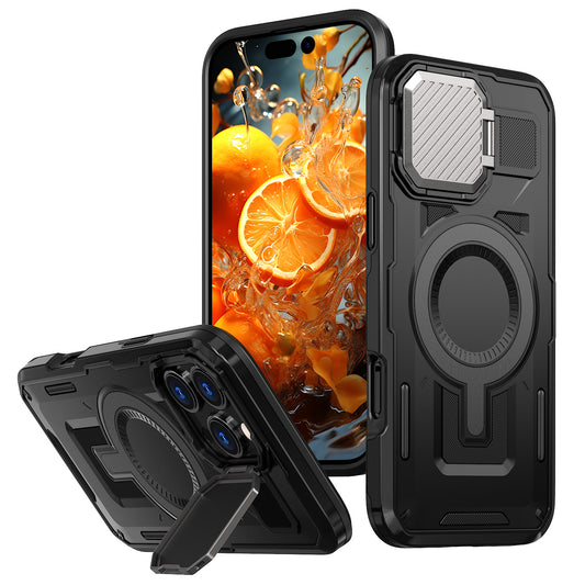 Magnetic Lens Bracket With Armor And Anti-fall Cover