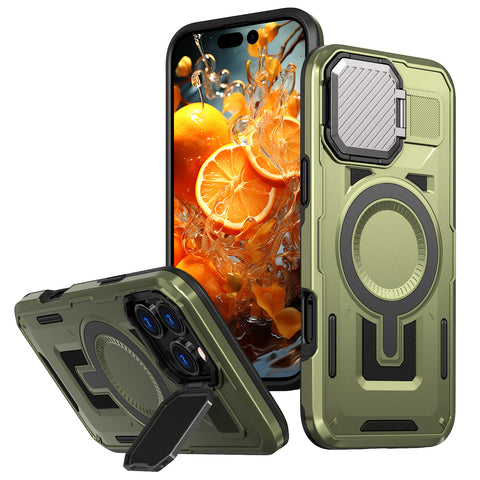 Magnetic Lens Bracket With Armor And Anti-fall Cover