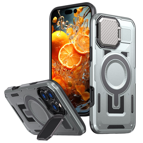 Magnetic Lens Bracket With Armor And Anti-fall Cover