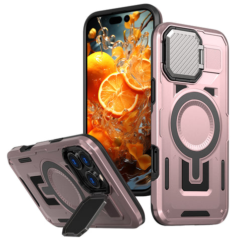 Magnetic Lens Bracket With Armor And Anti-fall Cover