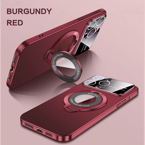 Large window phone case leak label magnetic bracket for iPhone 15promax case 