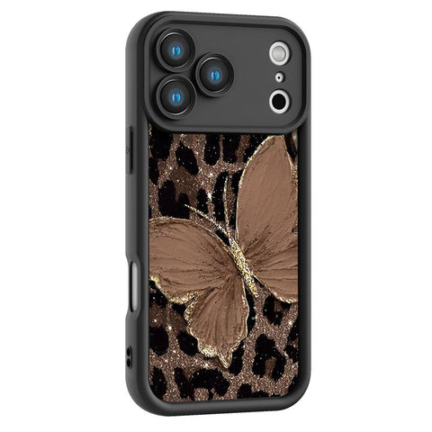 LEKCASE Leopard Print Butterfly Gradient Starry Sky Pattern Phone Case