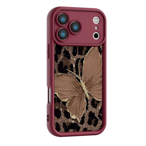 LEKCASE Leopard Print Butterfly Gradient Starry Sky Pattern Phone Case