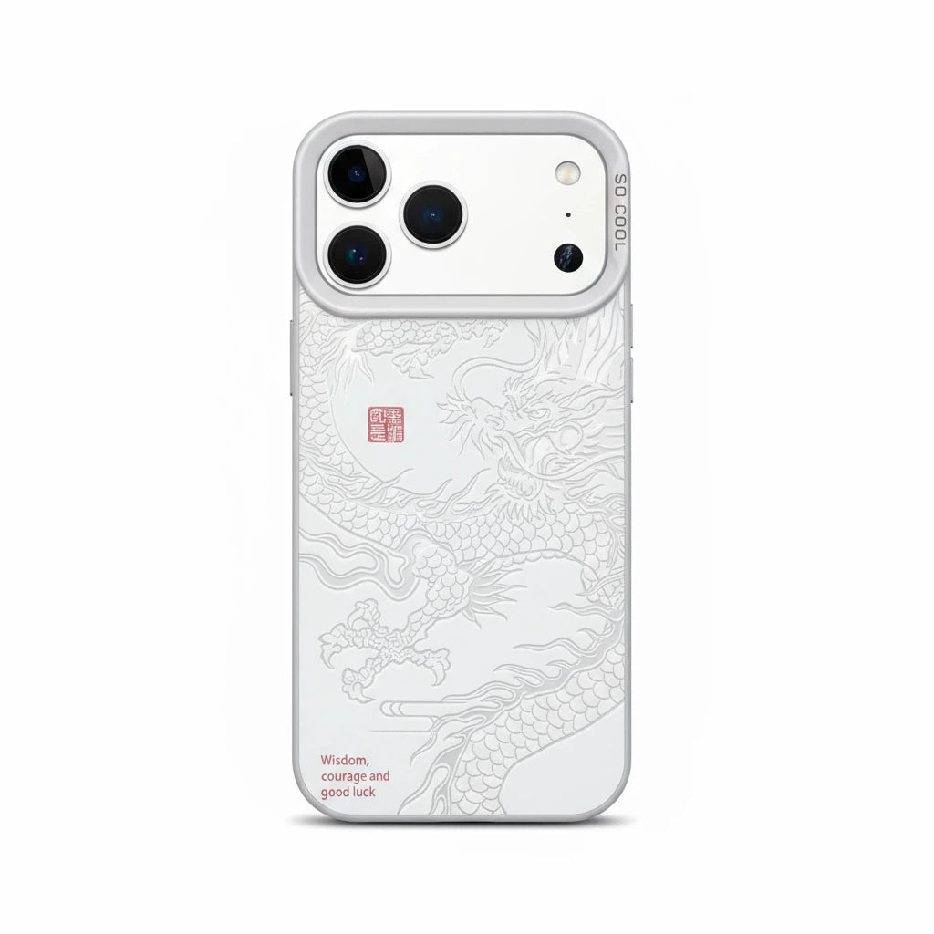 LEKCASE iPhone 17 Series Powerful Dragon Protective Case – 3D Embossed Design LEKCASE