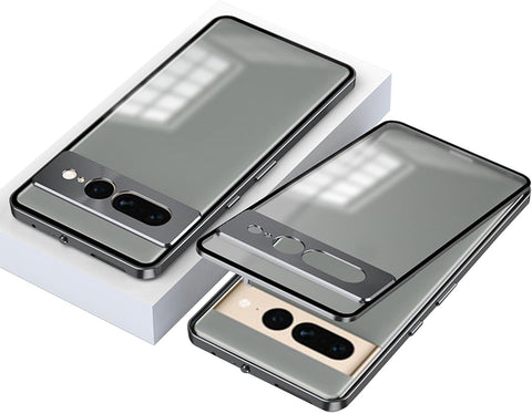 ♻️Snap-on Aluminum Alloy Magnetic Frosted Phone Case