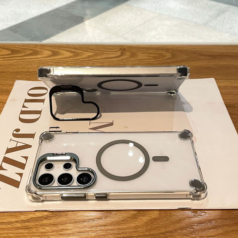 LEKCASE | Four-corner Airbag Magnetic Mobile Phone Case With Lens Holder