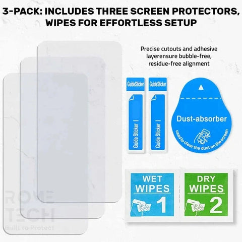 LEKCASE For iPhone 17 2.5D Tempered Glass Screen & Lens Protector