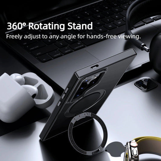 Magnetic 360-degree Rotating MagSafe Stand Protective Case