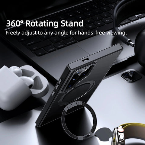 Magnetic 360-degree Rotating MagSafe Stand Protective Case