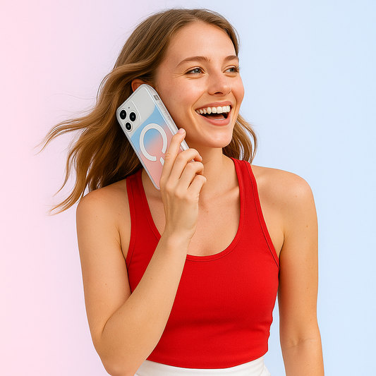 Laser Gradient Frosted Phone Case