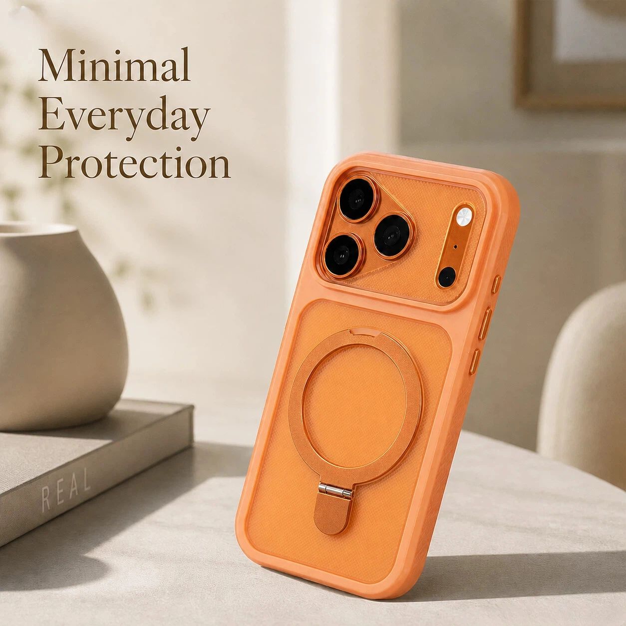 Frosted Magnetic Stand Phone Case LEKCASE
