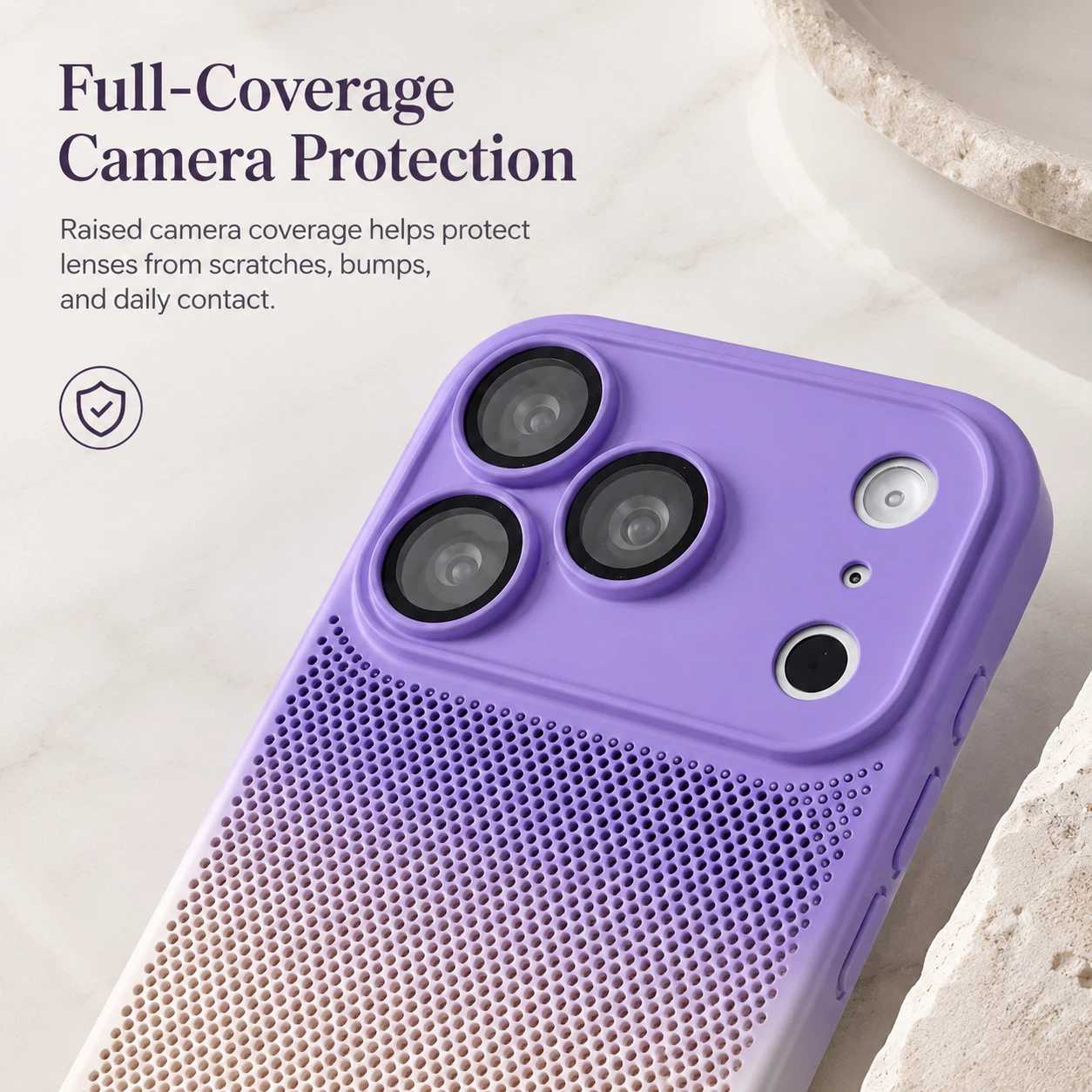 Gradient Matte Phone Case with Heat Dissipation LEKCASE