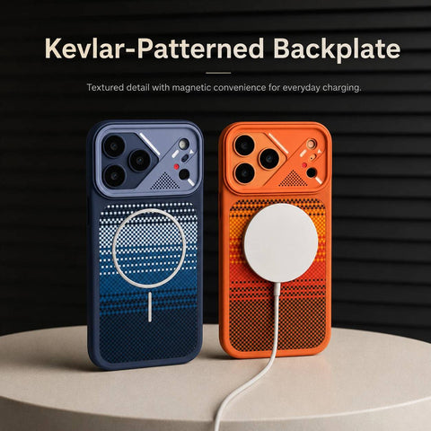 Kevlar-Patterned Magnetic Phone Case LEKCASE