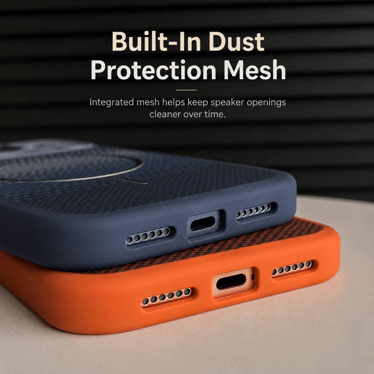 Kevlar-Patterned Magnetic Phone Case LEKCASE