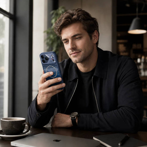 Kevlar-Patterned Magnetic Phone Case LEKCASE