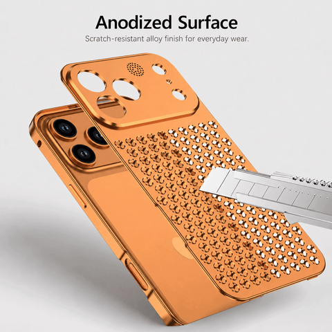 Snap-Button Aromatherapy Cooling Phone Case LEKCASE