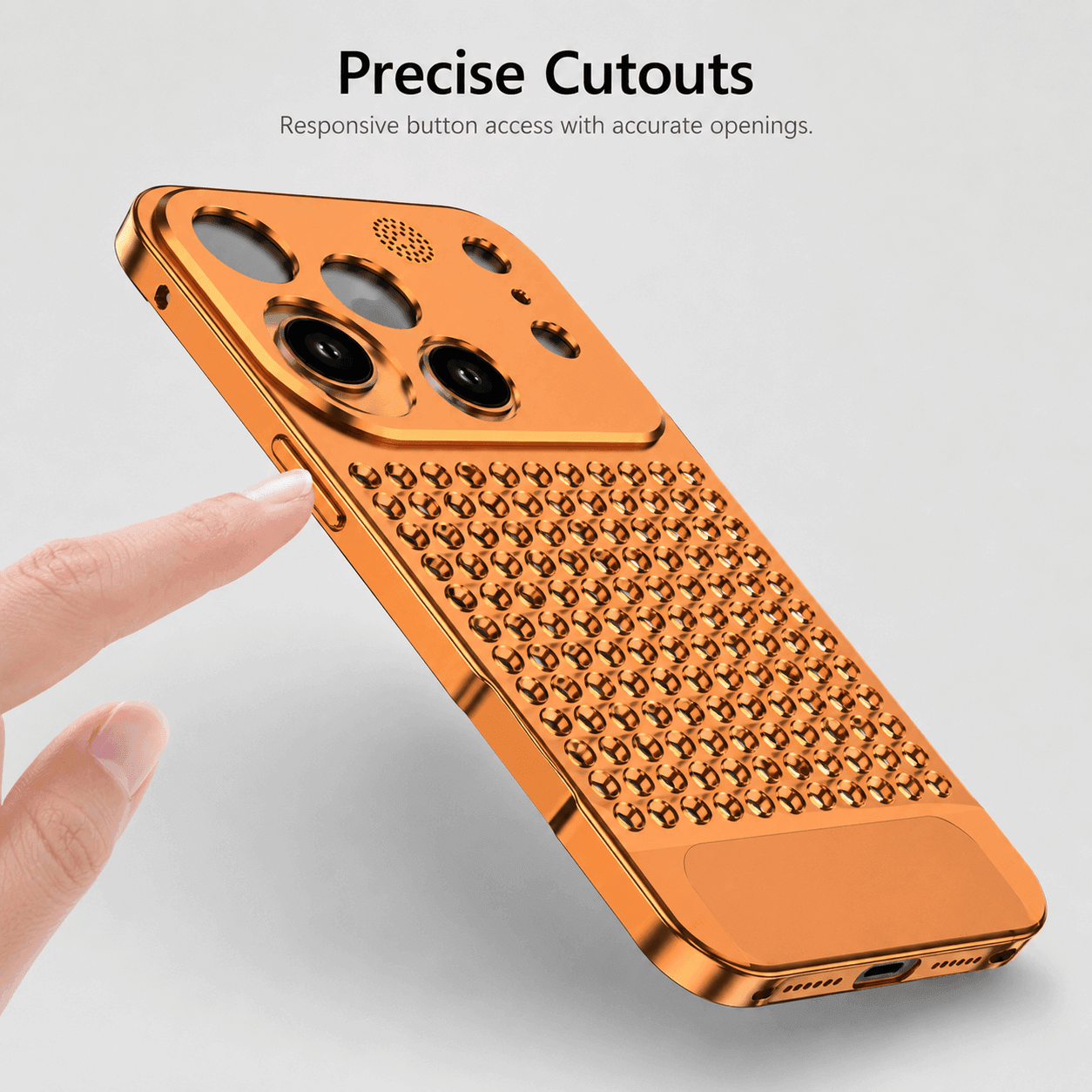 Snap-Button Aromatherapy Cooling Phone Case LEKCASE