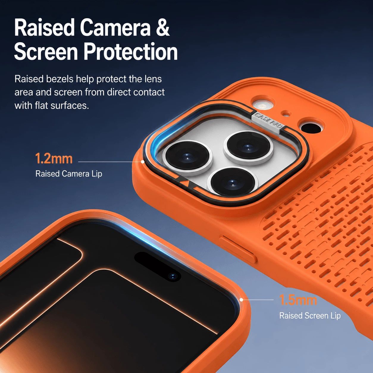 iPhone Magnetic Cooling Case with Hidden Camera Stand LEKCASE