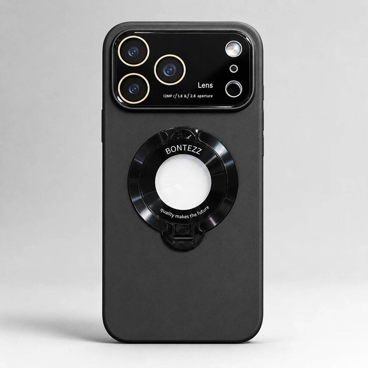 O-Ring MagSafe Case for iPhone 17 | Clear Grip Stand LEKCASE