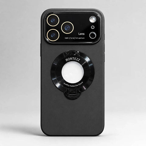 O-Ring MagSafe Case for iPhone 17 | Clear Grip Stand LEKCASE
