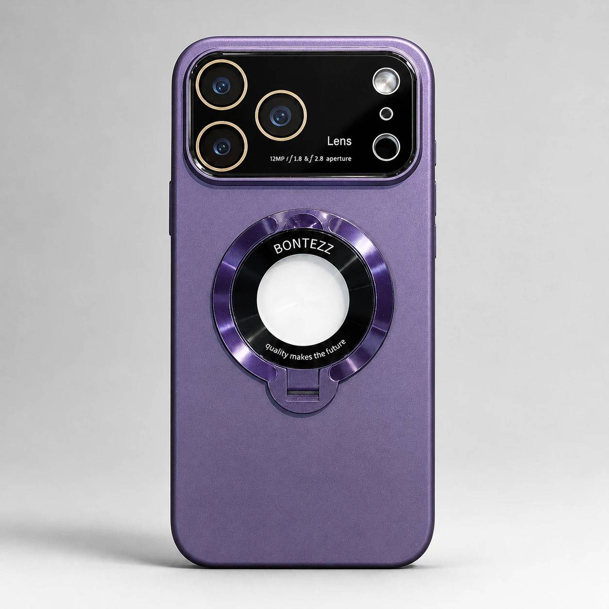 O-Ring MagSafe Case for iPhone 17 | Clear Grip Stand LEKCASE