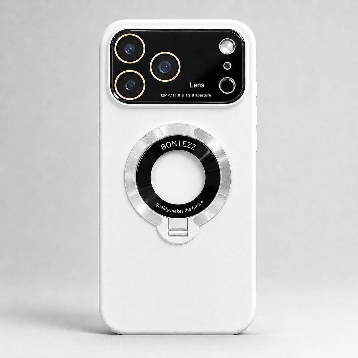 O-Ring MagSafe Case for iPhone 17 | Clear Grip Stand LEKCASE