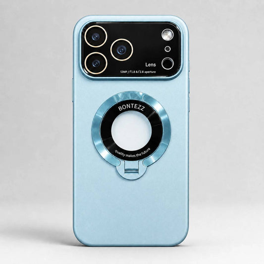 O-Ring MagSafe Case for iPhone 17 | Clear Grip Stand LEKCASE